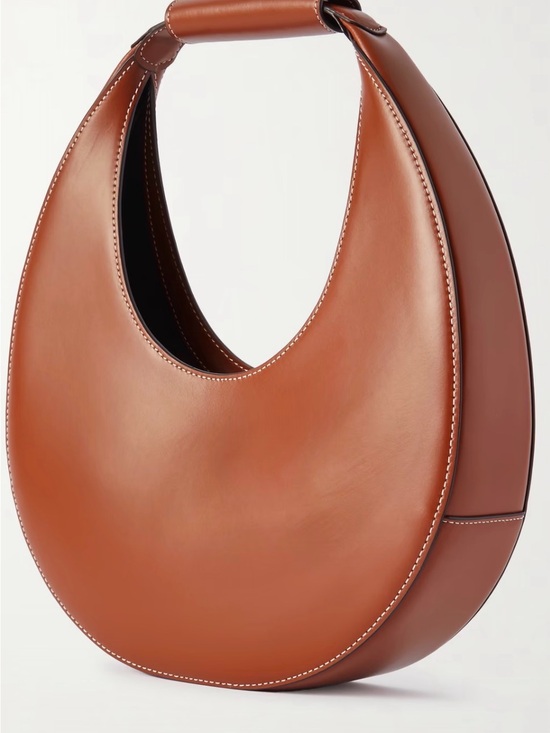 STAUD Handbags - STAUD
Mini Moon Leather Bag in Tan